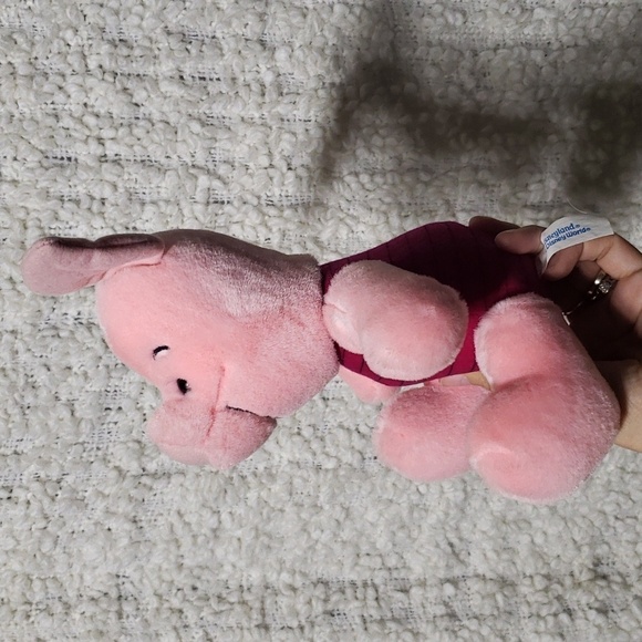 Vintage disneyland walt disney world  winnie the pooh piglet stuffed animal - Picture 3 of 9